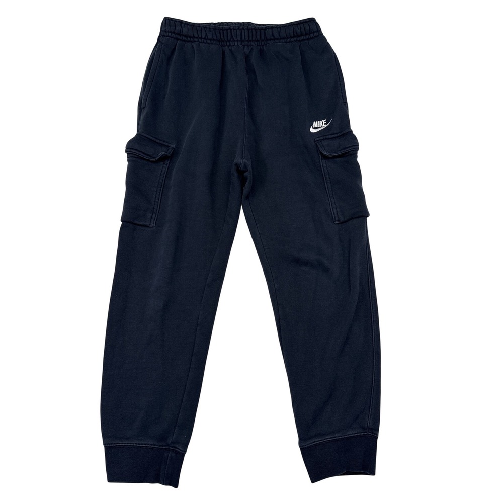 Nike Cargo Sweatpants Size Medium Black Jogger‎ Fit Casual